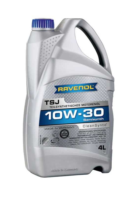 Ilustracja 10W30 TSJ 4L RAV RAVENOL OLEJ RAVENOL TSJ 10W30 CLEANSYNTO 4L